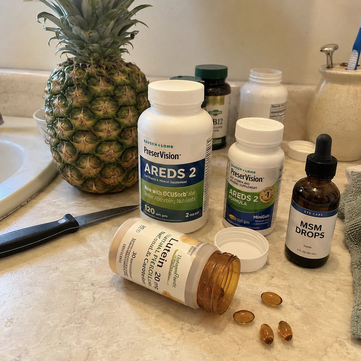 3. The Pineapple. The AREDS2 Vitamins. The MSM Drops. None Of Them Had A Chance.